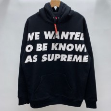 Supreme 20SS KNOWN AS HOODED 맨투맨 blacker