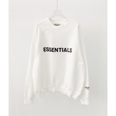 ESSENTIALS Fleece sweater white
