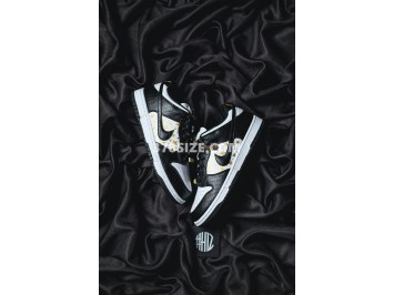 H12 나이키 슈프림 덩크로우 검흰