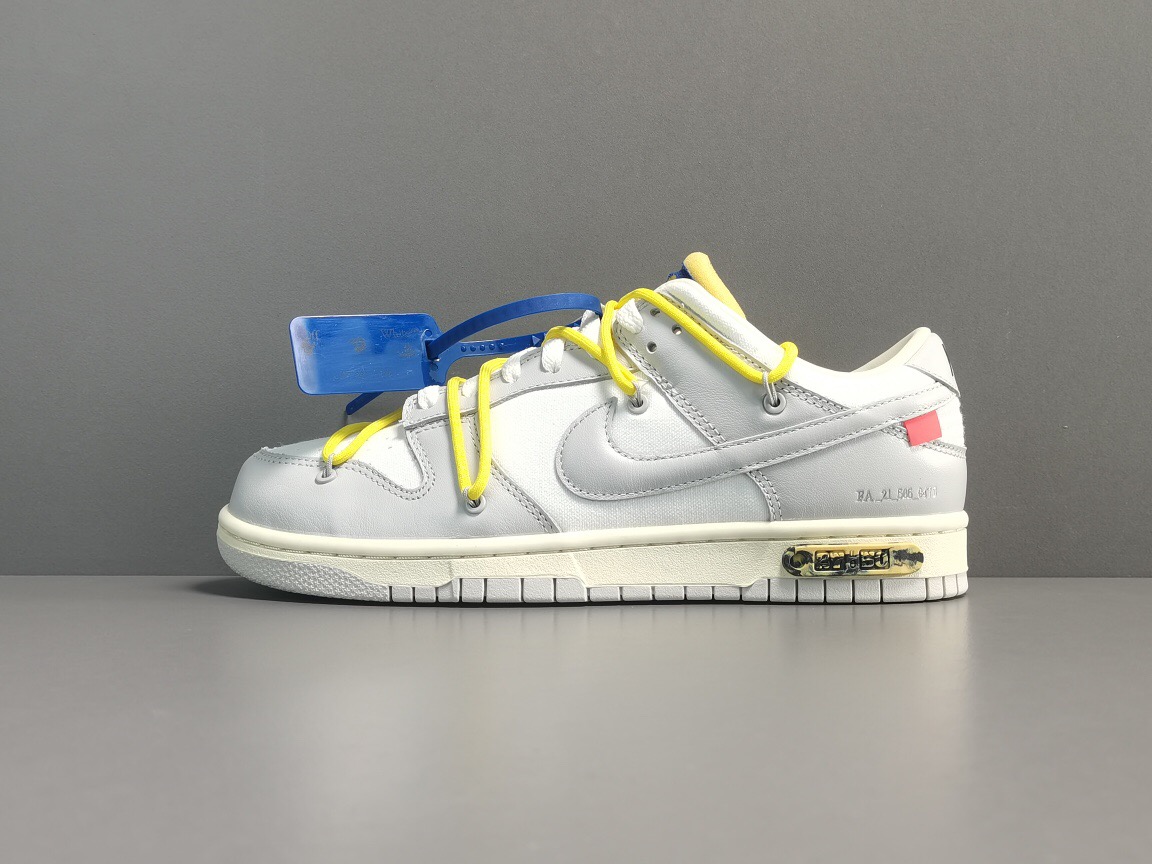 GOD：DUNK OW  Off-White x Nike Dunk Low＂The 50＂ DM1602-120