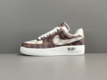 GOD  LOUlS VUlTTON X NiKe Air Force 1