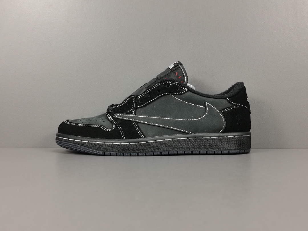 GOD Travis Scott X Air Jordan 1 Low  OG ＂BlackPhantom＂ DM7866-001