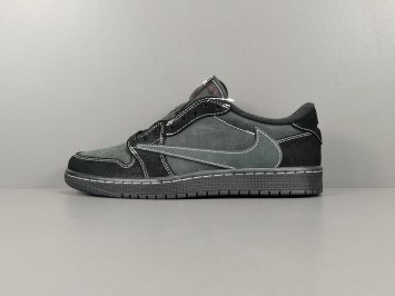 .PK Travis Scott X Air Jordan 1 Low OG ＂BlackPhantom＂ DM7866-001
