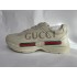 (판매완료) Gucci 구찌 롸이톤 레더 스니커즈 띠 로고 Rhyton 500877-DRW00-9522 (46)