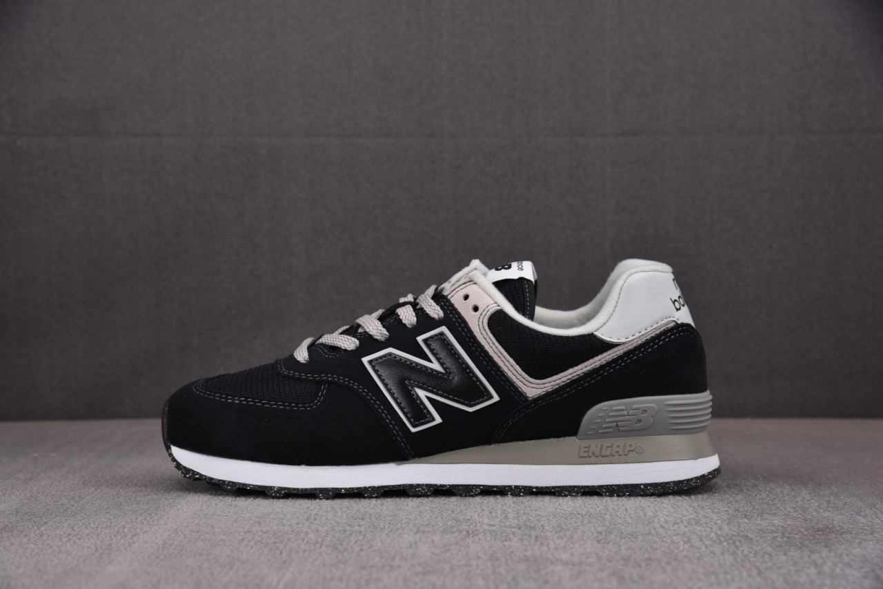 R 뉴발란스 574 블랙 - D 스탠다드 ML574EVB