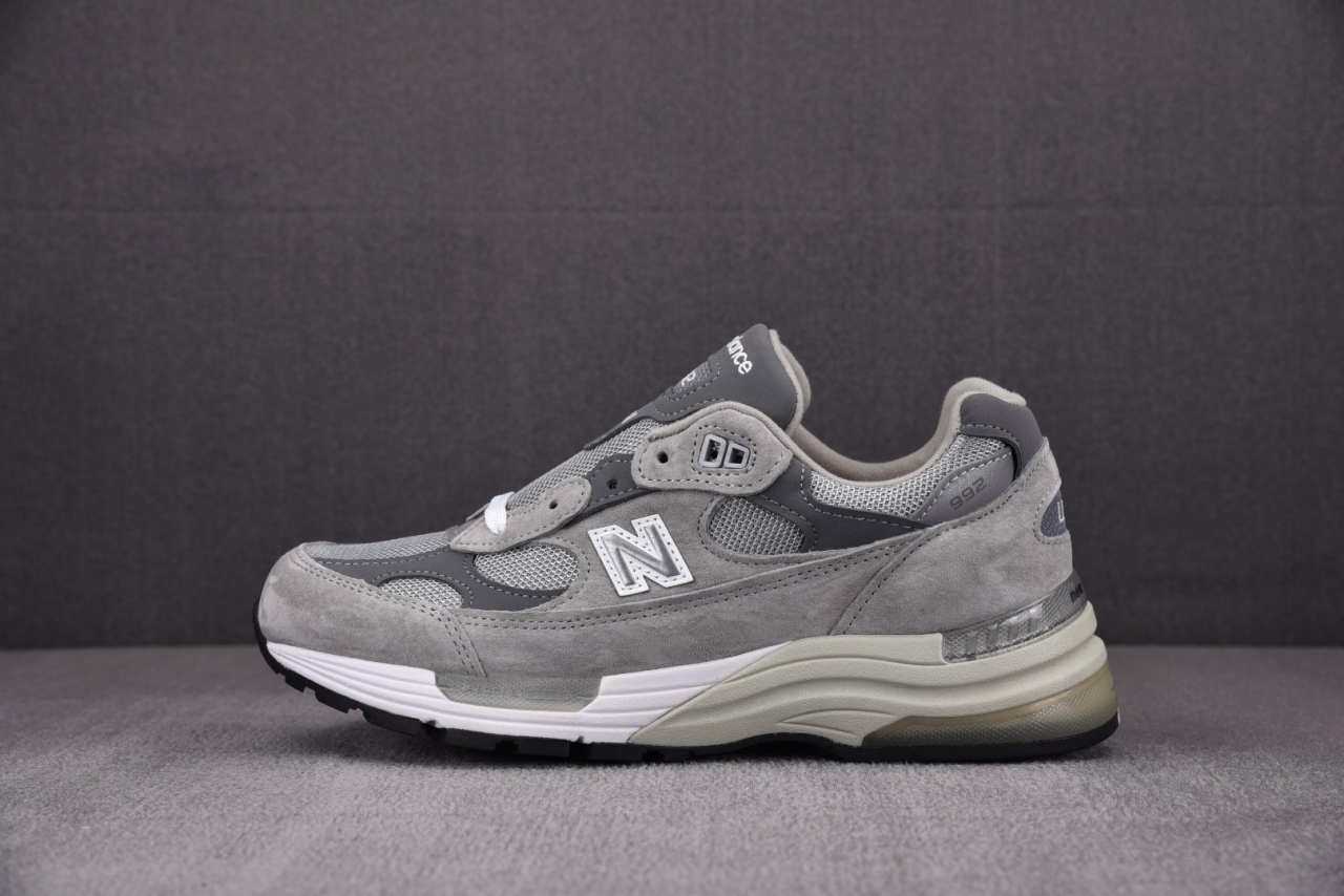 R 뉴발란스 992 메이드 인 USA 그레이 - D 스탠다드 M992GR
