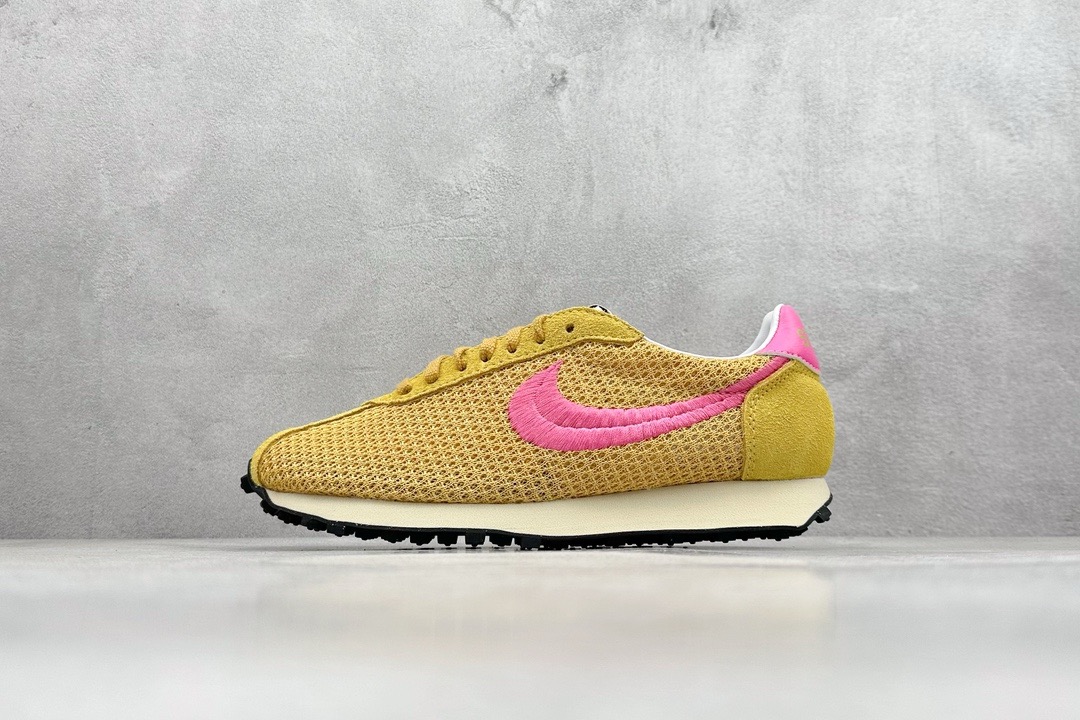 나이키 x 스투시 LD-1000 SP 샌디드 골드 앤 레이저 푸시아 FQ5369-700