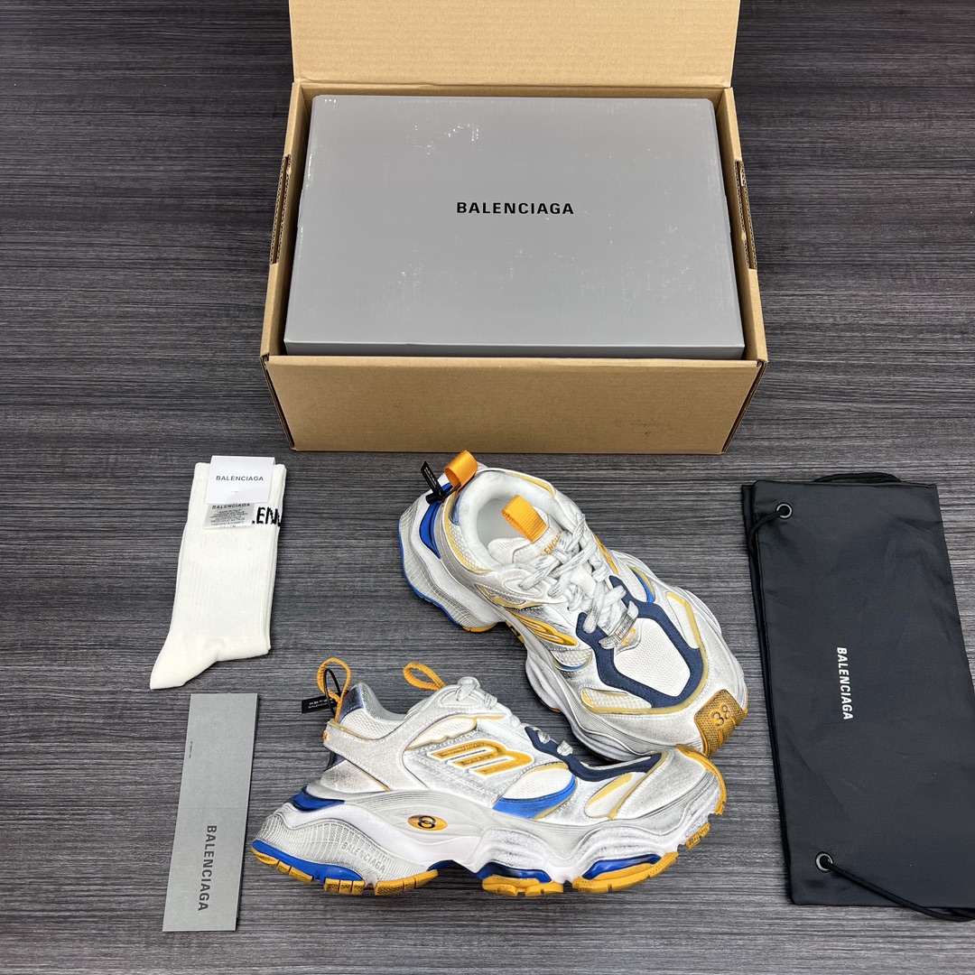 순원 발렌시아가 카고 스니커즈