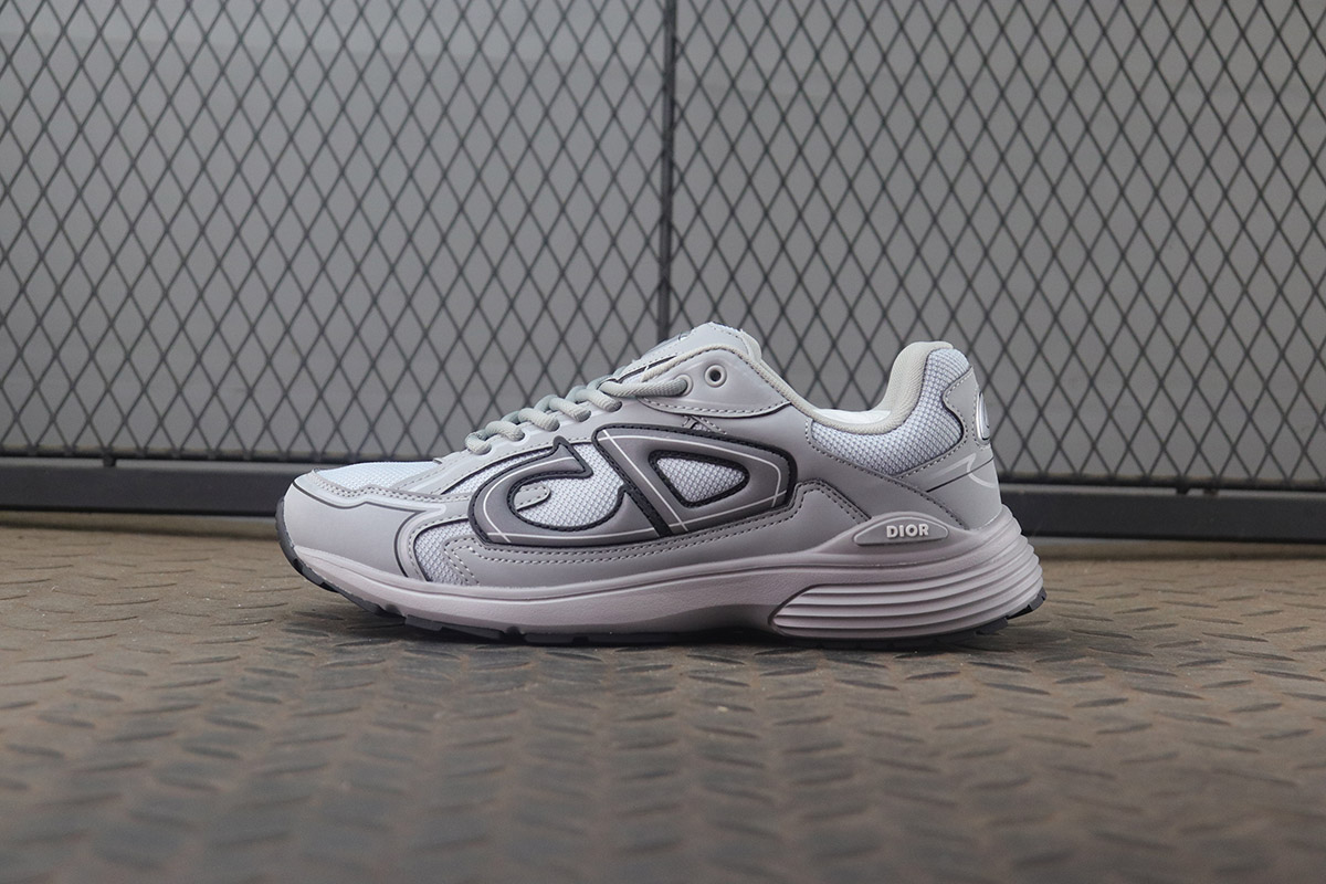 ZH 디올 B30 스니커즈 메쉬 테크니컬 패브릭 그레이 3SN279ZRD-H868