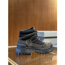 발렌시아가 컴뱃 스트라이크 로우 부츠 브라운 블랙 867708WCB452010